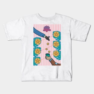 Six Of Pentacles Kids T-Shirt